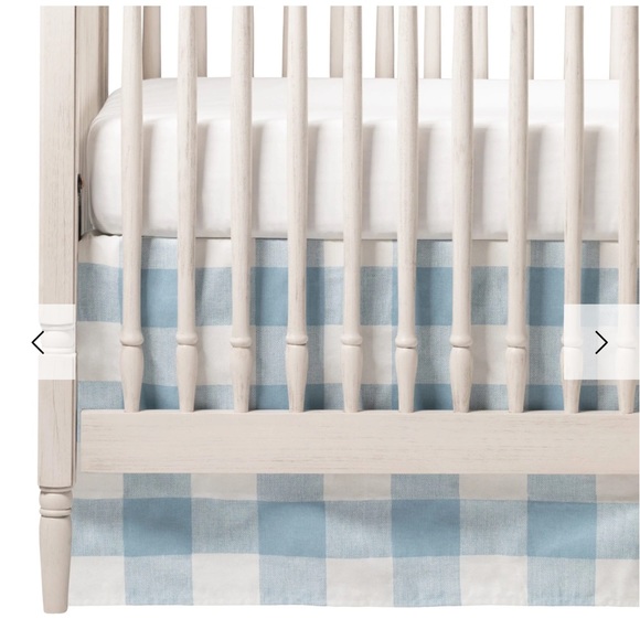 Liz and Roo Crib Rail Cover and Matching Bedskirt - Picture 2 of 4